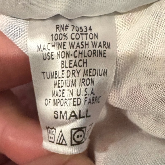 Size small paisley bright color print Orvis skirt.  Like new. - Picture 5 of 5